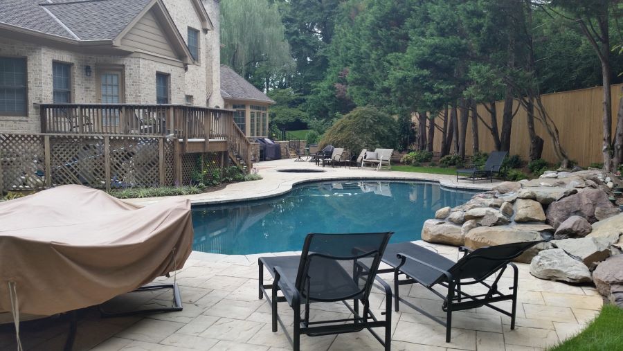Pool Decking and Hardscaping